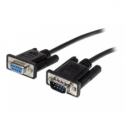 StarTech.com 1m Black Straight Through DB9 RS232 Serial Cable - M / F (MXT1001MBK) - Serial extension cable - DB-9 (M) to DB-9 (F) - 1 m - black - for P / N: 1P3FPC-USB-SERIAL, ICUSB2321F, ICUSB2324, ICUSB2324I, ICUSB232IS, ICUSB232V2