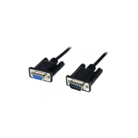 StarTech.com 2m Black DB9 RS232 Serial Null Modem Cable F / M - DB9 Male to Female - 9 pin Null Modem Cable - 1x DB9 (M), 1x DB9 (F), Black - Null modem cable - DB-9 (F) to DB-9 (M) - 2 m - black - for P / N: 1P3FPC-USB-SERIAL, ICUSB2321F, ICUSB2324I, ICUSB232V2, PEX2S953, PEX2S953LP - 0