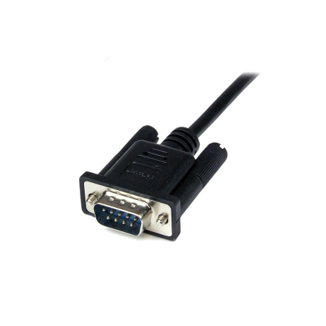 StarTech.com 2m Black DB9 RS232 Serial Null Modem Cable F / M - DB9 Male to Female - 9 pin Null Modem Cable - 1x DB9 (M), 1x DB9 (F), Black - Null modem cable - DB-9 (F) to DB-9 (M) - 2 m - black - for P / N: 1P3FPC-USB-SERIAL, ICUSB2321F, ICUSB2324I, ICUSB232V2, PEX2S953, PEX2S953LP - 3