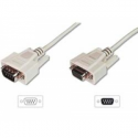 ASSMANN - Serial extension cable - DB-9 (F) to DB-9 (M) - 5 m - molded, thumbscrews - beige