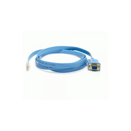 StarTech.com 6 ft RJ45 to DB9 Cisco Console Management Router Cable - M / F Serial Console Cable (DB9CONCABL6) - Serial cable - RJ-45 (M) to DB-9 (F) - 1.8 m - blue - for P / N: EC1S952, EC2S952, IES101002SFP - 3