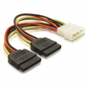 DeLOCK - Power cable - SATA power (M) to 4 PIN internal power (M) - 10 cm - for DeLock PCI Express Card