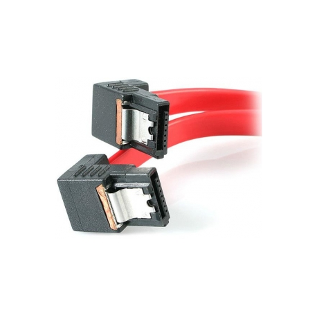 StarTech.com Latching SATA Cable - SATA cable - Serial ATA 150/300/600 -  SATA (R) to SATA (R) - 5.9 in - latched - red - LSATA6, 6 inch