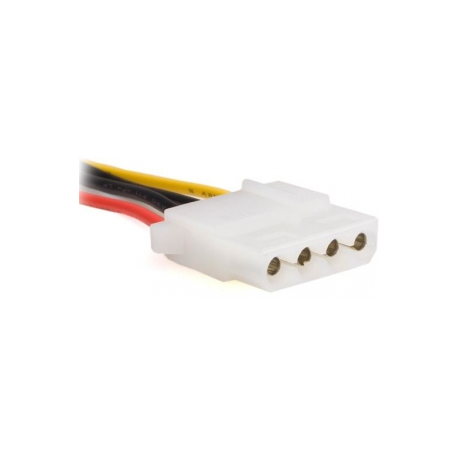 StarTech.com SATA to LP4 Power Cable Adapter with 2 Additional LP4 - Power adapter - 4 pin internal power (F) to SATA power (M) - 5.9 in - black - LP4SATAFM2L - Power adapter - 4 PIN internal power (F) to SATA power (M) - 15 cm - black - for P / N: S25SLOTR, SATSASBP425 - 2