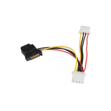 StarTech.com SATA to LP4 Power Cable Adapter with 2 Additional LP4 - Power adapter - 4 pin internal power (F) to SATA power (M) - 5.9 in - black - LP4SATAFM2L - Power adapter - 4 PIN internal power (F) to SATA power (M) - 15 cm - black - for P / N: S25SLOTR, SATSASBP425 - 4