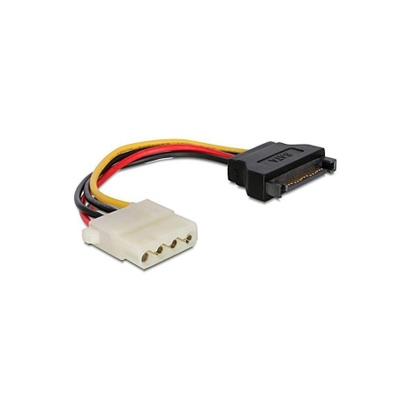 Cablexpert CC-SATA-PS-M - Power adapter - SATA power (M) to 4 PIN internal power (F) - 15 cm - 0