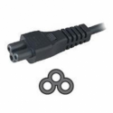 Power supply bulk cable, IEC 2-pin male, Power 220V, 1.8m