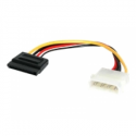 StarTech.com 6in 4 Pin LP4 to SATA Power Cable Adapter - LP4 to SATA - 6in LP4 to SATA Cable - 4 pin to SATA power - Power cable - SATA power (M) to 4 PIN internal power (M) - 0.2 m - for P / N: BRACKET125PTP, PEXUSB311AC3, PEXUSB312A1C1H, PEXUSB312A2C2V, PEXUSB314A2V2