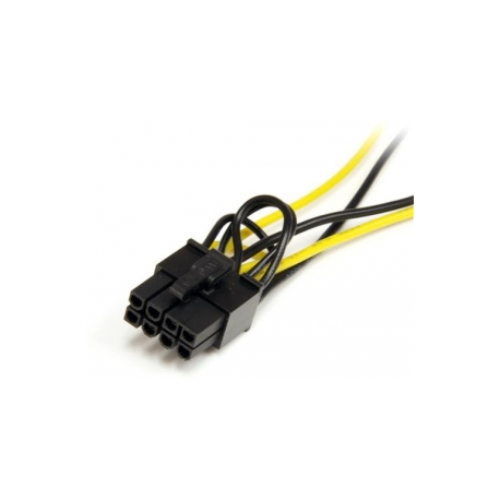 StarTech.com 6in SATA Power to 8 Pin PCI Express Video Card Power Cable Adapter - SATA to 8 pin PCIe power - Power cable - SATA power (M) to 8 pin PCIe power (M) - 15 cm - 5