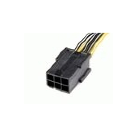 StarTech.com PCI Express 6 pin to 8 pin Power Adapter Cable - Power cable - 6 pin PCIe power (F) to 8 pin PCIe power (M) - 6.1 in - yellow - PCIEX68ADAP - Power cable - 6 pin PCIe power (F) to 8 pin PCIe power (M) - 15.5 cm - yellow - for P / N: ATX2POWER430, ATX2POWER530 - 1