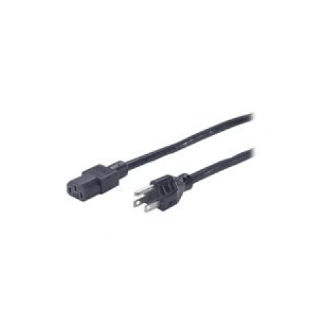 APC - Power cable - NEMA 5-15 (M) to IEC 60320 C13 - AC 120 V - 2.44 m - black - for P / N: SCL400RMJ1U, SMX1000C, SMX1500RM2UC, SMX1500RM2UCNC, SMX750C, SMX750CNC - 0