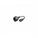Cablexpert - Power adapter - power CEE 7 / 4 (SCHUKO) (F) - IEC 320 EN 60320 C14 - 0.15 m