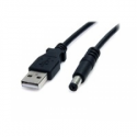 StarTech.com 3 ft USB to Type M Barrel 5V DC Power Cable - Power cable - USB (power only) (M) to DC jack 5.5 mm (M) - 3 ft - molded - black - USB2TYPEM - Power cable - USB (power only) (M) to DC jack 5.5 mm (M) - 91 cm - molded - black - for P / N: DVI2VGACON, SPDIF2AA, ST122LE, ST122LEA, ST122PROA