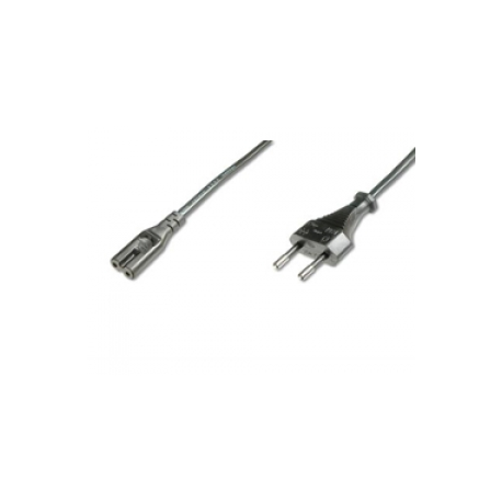 ASSMANN - Power cable - IEC 60320 C7, Europlug to Europlug (M) - 1.8 m - 0