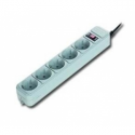 Gembird SPG3-B-6C PURE POWER - Surge protector - AC 250 V - output connectors: 5 - 1.8 m - Germany