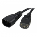 StarTech.com 1m (3ft) Power Extension Cord, C14 to C13, 10A 125V, 18AWG, Black Computer Power Cord Extension, Power Supply Extension Cable, IEC-320-C14 to IEC-320-C13 AC Power Cable - UL Listed - Power extension cable - IEC 60320 C13 to IEC 60320 C14 - 1 m - black