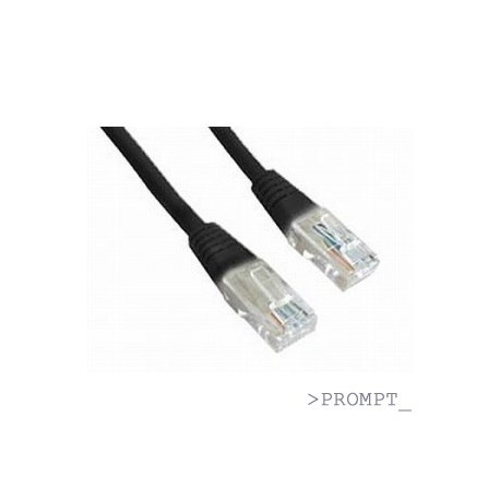 Gembird - Patch cable - RJ-45 (M) to RJ-45 (M) - 2 m - CAT 5e - molded - black - 1