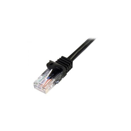 StarTech.com 2m Black Cat5e  /  Cat 5 Snagless Patch Cable - Patch cable - RJ-45 (M) to RJ-45 (M) - 2 m - UTP - CAT 5e - molded, snagless - black - 1