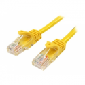 StarTech.com 1m Yellow Cat5e  /  Cat 5 Snagless Patch Cable - Patch cable - RJ-45 (M) to RJ-45 (M) - 1 m - UTP - CAT 5e - snagless - yellow