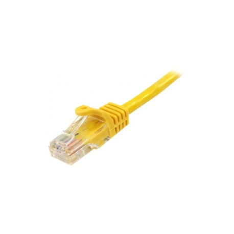 StarTech.com 1m Yellow Cat5e  /  Cat 5 Snagless Patch Cable - Patch cable - RJ-45 (M) to RJ-45 (M) - 1 m - UTP - CAT 5e - snagless - yellow - 1