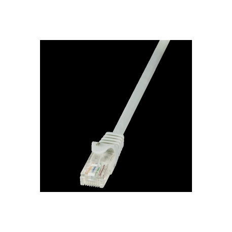 LogiLink - Patch cable - RJ-45 (M) to RJ-45 (M) - 50 cm - UTP - CAT 5e - grey - 0