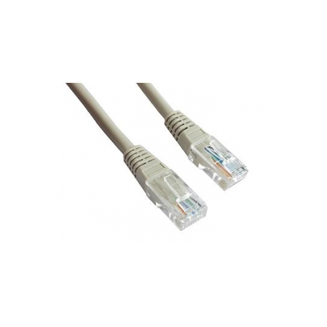 Goobay - Network cable - RJ-45 (M) to RJ-45 (M) - 3 m - UTP - CAT 5e - molded - grey - 0