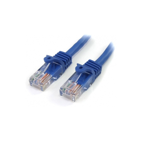 StarTech.com 5m Blue Cat5e  /  Cat 5 Snagless Patch Cable 5 m - Patch cable - RJ-45 (M) to RJ-45 (M) - 5 m - UTP - CAT 5e - snagless - blue - 1