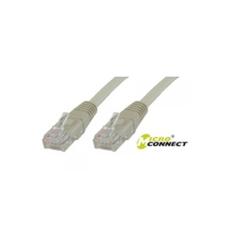 Wentronic - Network cable - RJ-45 (M) to RJ-45 (M) - 10 m - UTP - CAT 6 - grey - 0