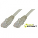 Wentronic - Network cable - RJ-45 (M) to RJ-45 (M) - 10 m - UTP - CAT 6 - grey