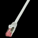 LogiLink PrimeLine - Patch cable - RJ-45 (M) to RJ-45 (M) - 1 m - SFTP, PiMF - CAT 6 - halogen-free, molded, snagless - grey