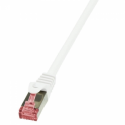 LogiLink PrimeLine - Patch cable - RJ-45 (M) to RJ-45 (M) - 1 m - SFTP, PiMF - CAT 6 - halogen-free - white