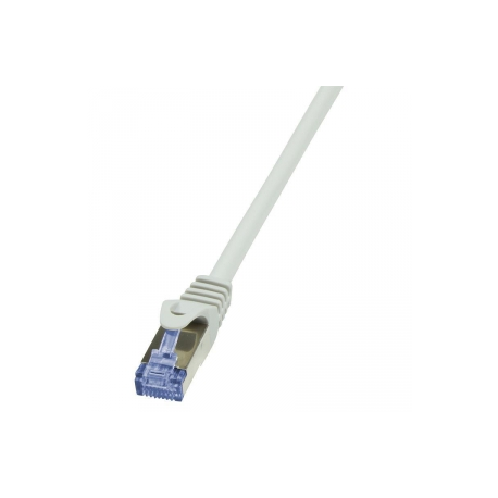 LogiLink PrimeLine - Patch cable - RJ-45 (M) to RJ-45 (M) - 3 m - SFTP, PiMF - CAT 6a - halogen-free - grey - 0