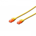 DIGITUS Professional - Patch cable - RJ-45 (M) to RJ-45 (M) - 3 m - UTP - CAT 6e - booted, snagless - yellow