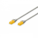 DIGITUS Professional - Patch cable - RJ-45 (M) to RJ-45 (M) - 1 m - UTP - CAT 6a - halogen-free - grey