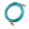 HPE - Network cable - LC multi-mode (M) to LC multi-mode (M) - 2 m - fibre optic - 50  /  125 micron - OM3 - for HPE 3600, 8 / 24, 8 / 8, SN6000; StoreFabric SN6500, SN6610, SN6620C 24, SN6650