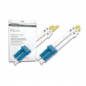 DIGITUS - Patch cable - LC single-mode (M) to LC single-mode (M) - 1 m - fibre optic - 9  /  125 micron - OS2 - booted, halogen-free - yellow