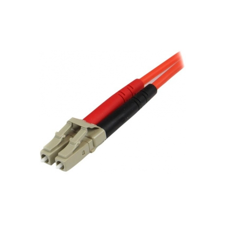 StarTech.com 3m Fiber Optic Cable - Multimode Duplex 62.5 / 125 - LSZH - OM1 - LC to ST Cat6 Patch Cable (FIBLCST3) - Patch cable - LC multi-mode (M) to ST multi-mode (M) - 3 m - fibre optic - duplex - 62.5  /  125 micron - 2