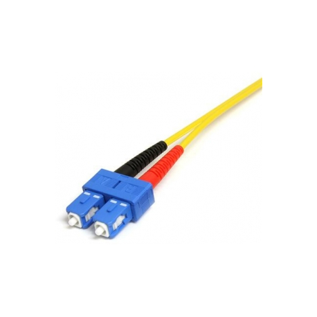 StarTech.com 1m Fiber Optic Cable - Multimode Duplex 62.5 / 125 - LSZH - LC / SC - OM1 - LC to SC Fiber Patch Cable (FIBLCSC1) - Network cable - LC multi-mode (M) to SC multi-mode (M) - 1 m - fibre optic - duplex - 62.5  /  125 micron - 2