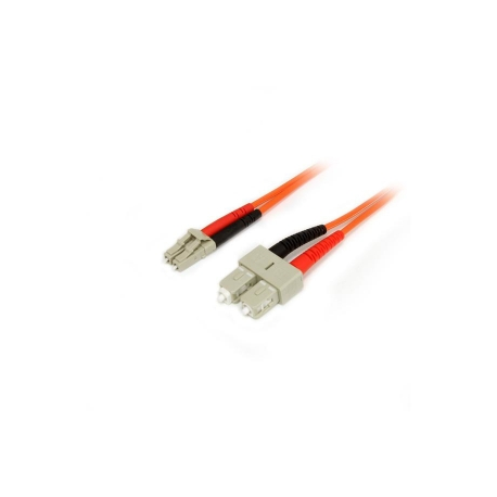 StarTech.com 3m Fiber Optic Cable - Multimode Duplex 50 / 125 - LSZH - LC / SC - OM2 - LC to SC Fiber Patch Cable - Network cable - LC multi-mode (M) to SC multi-mode (M) - 3 m - fibre optic - duplex - 50  /  125 micron - for P / N: US100A20FXSC, US1GA30SXSC - 1