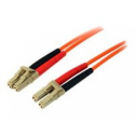 StarTech.com 10m Fiber Optic Cable - Multimode Duplex 50 / 125 - LSZH - LC / LC - OM2 - LC to LC Fiber Patch Cable - Patch cable - LC multi-mode (M) to LC multi-mode (M) - 10 m - fibre optic - duplex - 50  /  125 micron - orange - for P / N: GLCLHSMDSTTA, GLCSXMMDST, GLCSXMMDSTT, JD118BST, MASFP1GBSXST, SFP100BFXST