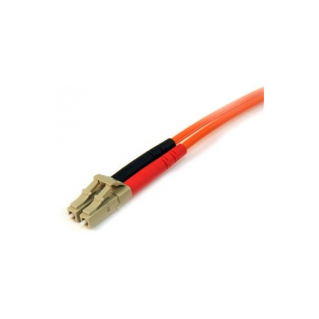 StarTech.com 10m Fiber Optic Cable - Multimode Duplex 50 / 125 - LSZH - LC / LC - OM2 - LC to LC Fiber Patch Cable - Patch cable - LC multi-mode (M) to LC multi-mode (M) - 10 m - fibre optic - duplex - 50  /  125 micron - orange - for P / N: GLCLHSMDSTTA, GLCSXMMDST, GLCSXMMDSTT, JD118BST, MASFP1GBSXST, SFP100BFXST - 2