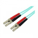 StarTech.com 2m Fiber Optic Cable - 10 Gb Aqua - Multimode Duplex 50 / 125 - LSZH - LC / LC - OM3 - LC to LC Fiber Patch Cable - Patch cable - LC multi-mode (M) to LC multi-mode (M) - 2 m - fibre optic - duplex - 50  /  125 micron - aqua - for P / N: J9152AST, MASFP10GBSR, SFP10GBLRMST, SFP10GBSRST, SFP10GSRSST, SFP10GSRXST