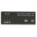 Intellinet Fast Ethernet Media Converter, 10 / 100Base-Tx to 100Base-Fx (SC) Multi-Mode, 2 km (1.24 mi) - Fibre media converter - 100Mb LAN - 10Base-T, 100Base-FX, 100Base-TX - RJ-45  /  SC multi-mode - up to 2 km - 1310 nm