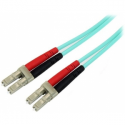 StarTech.com 1m Fiber Optic Cable - 10 Gb Aqua - Multimode Duplex 50 / 125 - LSZH - LC / LC - OM3 - LC to LC Fiber Patch Cable - Patch cable - LC multi-mode (M) to LC multi-mode (M) - 1 m - fibre optic - duplex - 50  /  125 micron - aqua - for P / N: J9152AST, MASFP10GBSR, SFP10GBLRMST, SFP10GBSRST, SFP10GSRSST, SFP10GSRXST
