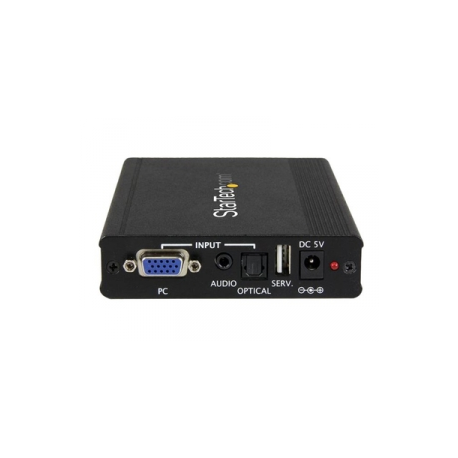 StarTech.com VGA to HDMI Converter - Analog VGA to digital HDMI Scaler with Audio - 1920x1200 (VGA2HDPRO2) - Video converter - HDMI, VGA - black - for P / N: SVA5M3NEUA - 0