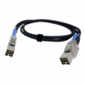 QNAP CAB-SAS10M-8644 - SAS external cable - SAS 12Gbit / s - 4 x Mini SAS HD (SFF-8644) (M) to 4 x Mini SAS HD (SFF-8644) (M) - 1 m - black - for QNAP QXP-1620S-B3616W