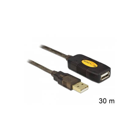 DeLOCK Extension cable USB 2.0 - USB extension cable - USB (M) to USB (F) - 30 m - active - 2