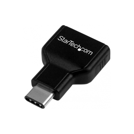 StarTech.com USB-C to USB Adapter - USB-C to USB-A - USB 3.1 Gen 1 - 5Gbps - USB C Adapter - USB Type C (USB31CAADG) - USB adapter - USB-C (M) to USB Type A (F) - USB 3.1 - black - for P / N: HB31C2A1CGS, HB31C2A2CB, HB31C3A1CS, HB31C3ASDMB, HB31C4AS, PEXUSB311AC3 - 0