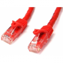 StarTech.com 7m CAT6 Ethernet Cable, 10 Gigabit Snagless RJ45 650MHz 100W PoE Patch Cord, CAT 6 10GbE UTP Network Cable w / Strain Relief, Red, Fluke Tested / Wiring is UL Certified / TIA - Category 6 - 24AWG (N6PATC7MRD) - Patch cable - RJ-45 (M) to RJ-45 (M) - 7 m - UTP - CAT 6 - snagless - red
