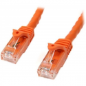 StarTech.com 7m CAT6 Ethernet Cable, 10 Gigabit Snagless RJ45 650MHz 100W PoE Patch Cord, CAT 6 10GbE UTP Network Cable w / Strain Relief, Orange, Fluke Tested / Wiring is UL Certified / TIA - Category 6 - 24AWG (N6PATC7MOR) - Patch cable - RJ-45 (M) to RJ-45 (M) - 7 m - UTP - CAT 6 - snagless - orange